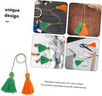 Homoyoyo 2pcs Boho Tassel Garland Decor Tassel Pendant Accessories for Home Decor