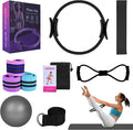 Pilates Essentials Kit for Women, 2025 New Better Me Pilates Kit, Pilates Rings Booty Bands, Yoga Sets for Women, Hip Exercise Band Yoga Ball 25cm Figure 8 Resistance Band