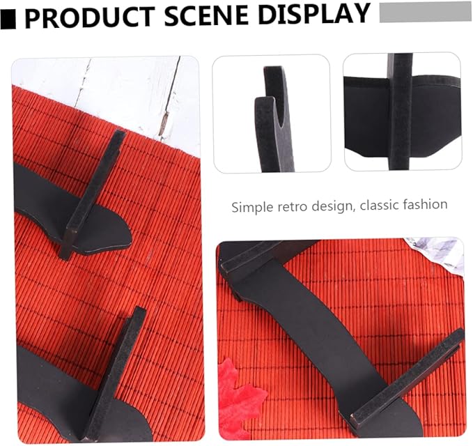 4Pcs Display Stand Elegant Base Holder for Home Decor Durable and Sturdy Holder for Living Bedroom Office and Art Gallery Display