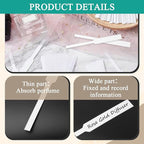 500 Pcs Perfume Tester Strips - Perfume Blotter Essential Oils Paper Test Strips -Premium Fragrance Tester Strips for Scent Evaluation - Fragrance Strips for Aromatherapy & Spice Oils (White)