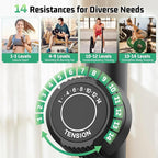 ANCHEER Elliptical Exercise Machine,Elliptical Machine for Home with Ultra-Smooth Magnetic Drive,14 Levels Resistance Elliptical Trainer,Cardio Machines with LCD Monitor Device Holder,15" Stride