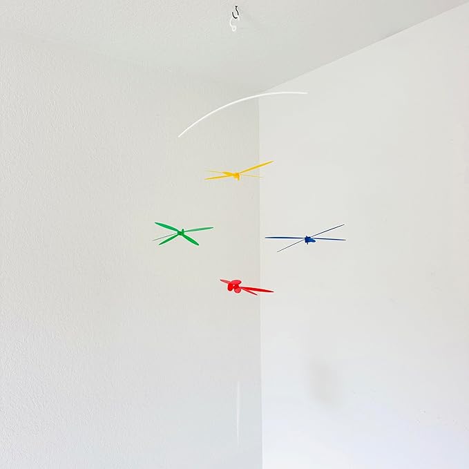 Dragonfly Mobile | Modern Nursery Decor | Custom Color Hanging Art