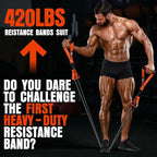 Heavy Resistance Bands for Working Out, 300LBS Exercise Bands with Handles, Workout Bands for Men, Weight Fitness Bands Set for Muscle Training, Strength, Slim, Yoga, Home Gym Equipment