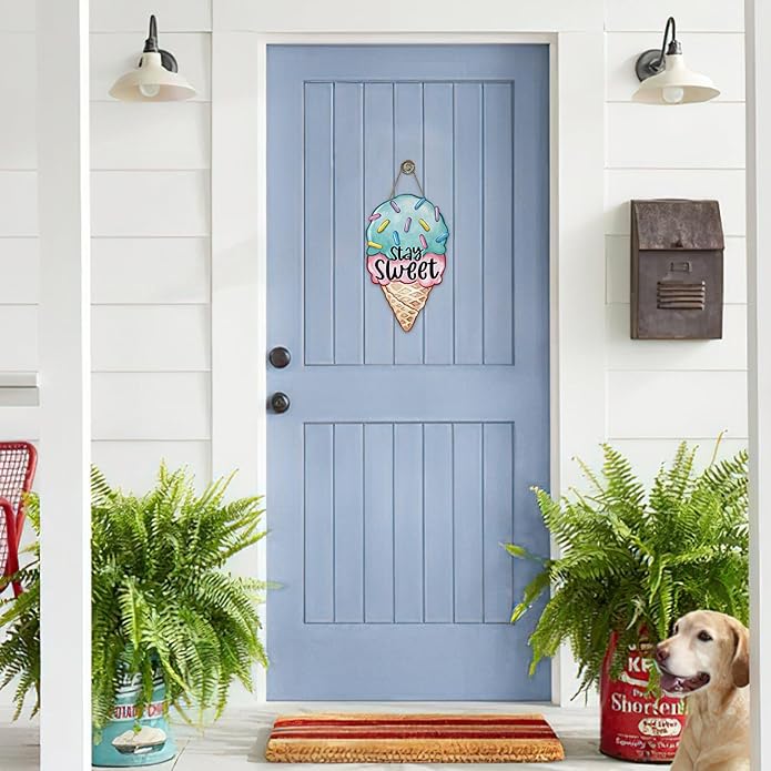 Summer Pool Flip Flops Front Door Sign