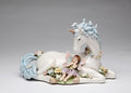 Cosmos Gifts Porcelain Unicorn with Butterfly Wings Fairy Musical Box Figurine (Music Tune: The Unicorn) 8" L