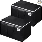 Extra Large Moving Boxes-Moving Bags with Zipper, Carrying Handles and Tag Pocket-Moving Supplies for Space Saving-Totes for Storage - for moving, Storage, Camping and Travel 125L-2 Pack