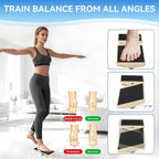 Ankle Balance Board & Ankle Strengthener for Physical Therapy Rehab, Plantar Fasciitis Relief, Stability Training, Balance Training – Foot Strengthener & Single Leg Balance Board