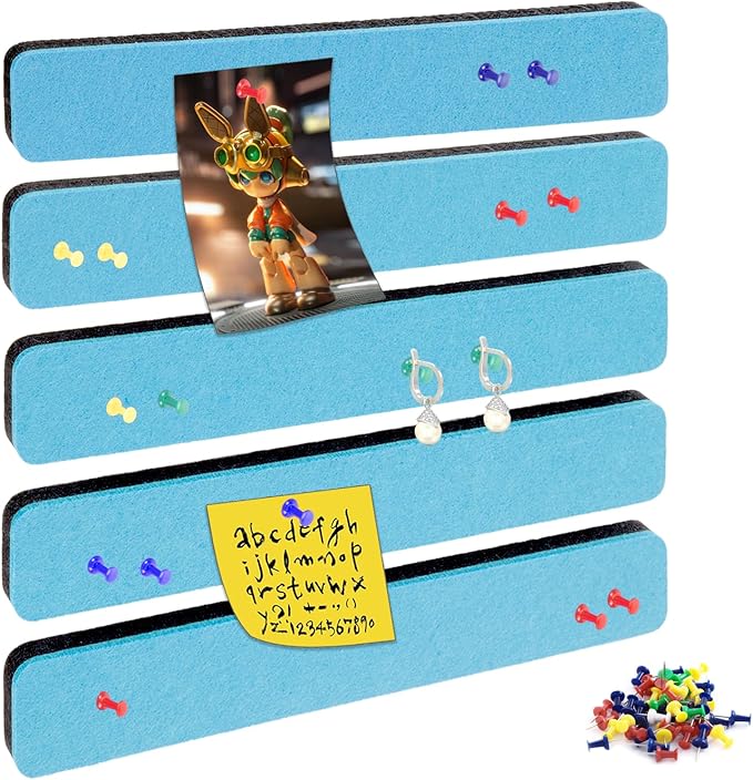 Bulletin Board Cork Board Cork Boards for Walls Cork Board for Office Pin Board Bulletin Boards for Walls (Sky Blue)