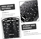 OUNONA Umbrella Bucket Umbrella Bin Umbrella with Storage Umbrella Stand Base Umbrella for Rain Umbrella Umbrella for Chair Drainers Umbrella Holder Metal Iron Bucket Wrought Iron Black