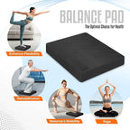 Yes4All 2-in-1 Professional Wooden Balance Boards & Slant Board, 400 lb Adjustable Incline Slant Board for Squats, Balance Boards for Adults + Engineering Wood Slant board & Balance board (2in1)