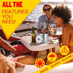 HARTAR Smokeless Ashtrays for Cigarettes Indoor, Ash Tray Sets Outdoor Windproof Cute Home Large Funny Metal Outside Ashtray with Lid for Cigarettes Butt Can for Outside Patio, X-Large