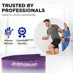 THERABAND High Resistance Band, Extra-Heavy Elastic Super Band for Full Body Workouts, Physical Therapy, Strength Training, Durable 41” Loop Exercise Band, 50 lbs Resistance