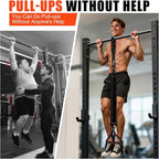 Upgraded Pull Up Assistance Bands, Heavy Duty Resistance Bands with Handles, Exercise Band with Door Anchor, Adjustable Workout Band Set for Pull Up Bar, Full Body Strength&Muscle Training, Home Gym
