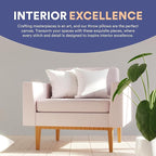 Continental Bedding | Down Alternative Throw Pillow Insert | 100% Cotton 250TC Shell | Medium Loft Decorative Cushion | 20x20 | 1 Pack