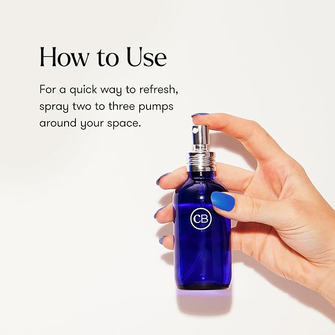 Capri Blue Room Spray - Blue Jean Air Freshener Spray with Notes of Bergamot, White Flowers, Musk and Patchouli - Air Fresheners for Home - Linen Room Scents (3.5 oz)