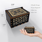Sunflower Music Box Gifts for Dear Mom from Son on Birthday Christmas Mothers Day You are My Sunshine Hand Crank Engraved Wooden Musical Boxes Black