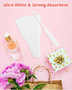 1000 Pieces Perfume Tester Strips, Disposable Fragrance Test Strips, Pure White and Strong Absorbent, Fragrance Blotter Strips, Scent Strips, for Fragrances Essential Oils Spice