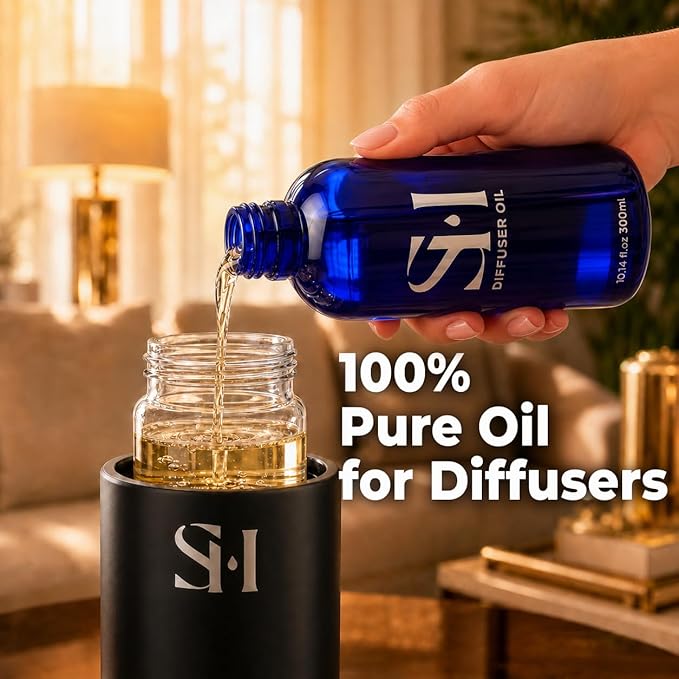 Inspired by 6-Star Hotel Dubai DB04 Hotel Scent Diffuser Oil | 10.14 Fl oz (300 ml) - Waterless Diffuser Oil Refill & Highly Concentrated Fragrance Oil, Diffuser Oil Scents, Hotel Oil Diffuser