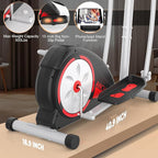 Elliptical Exercise Machine,Ultra-Quiet Drive Elliptical Machine for Home,Ancheer Elliptical Magnetic Resistance,Pulse Sensor Built-in,LCD Monitor,Elliptical Exercise Machine 350lb Weight Capacity