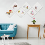 Cork Board for Walls 36" x 24", 6 Pack Felt Bulletin Board Wall Tiles with 30 Push Pins for Home Kitchen School Office Wall DIY Decorative