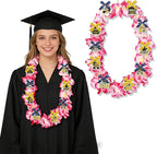 Leis for Graduation 2026, Artificial Flower Wreath with Cards Graduation Lays Gifts, Congrats Grad for High School