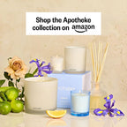 Apotheke Luxury Scented Oil Reed Diffuser Liquid Refill (Canvas) - Premium Home Fragrance Diffuser Refill Set with Sticks