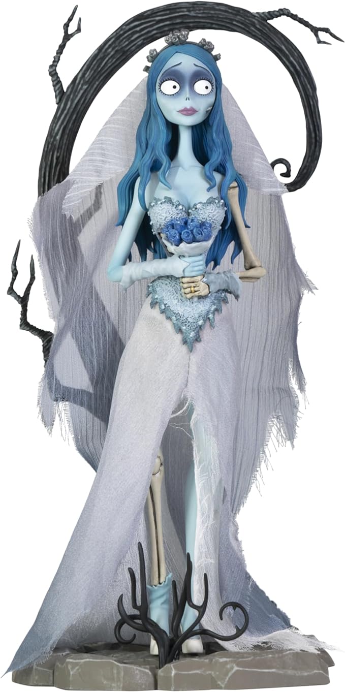 ABYSTYLE Studio Corpse Bride Exclusive Collectible Figurines Bundle: Emily and Victor 8.2" Tall SFC Collectible PVC Figure Statue Movies Decor Gift