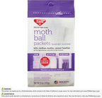 Enoz Lavender Scented Moth Ball Packets: Kills Clothes Moths, Carpet Beetles, Eggs and Larvae (6 oz Bag, 3 Pack)