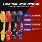 LEEKEY Resistance Bands, Exercise Bands,Pull Up Assist Bands - Bands for Working Out,Band for Men and Women Fitness Training, Physical Therapy,Home Workouts