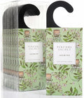 ROSE COTTAGE Large 12 Packs Jasmine Hanging Closet Deodorizer Air Freshener Long Lasting Scented Sachets Smell Goods for House