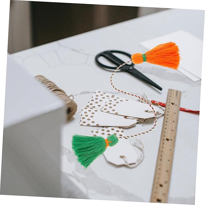 Homoyoyo 2pcs Boho Tassel Garland Decor Tassel Pendant Accessories for Home Decor