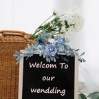 Wnvivi Artificial Flower Swag,Wedding Arch Flowers,Rose Swag Arch Swag Lintel Floral for Wedding Ceremony,Front Door,Centerpiece Decor-Pink