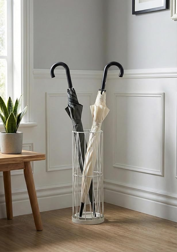 Mango Steam Pluvian™ Soakstone™ Umbrella Holder (Regular, White)