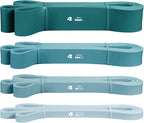 Retrospec Lift Resistance Pull Up Assistance Band Set for Working Out, Home Fitness, Toning, Stretching. Physical Therapy, Muscle Training & Exercise - Lightweight & Portable for Men & Women