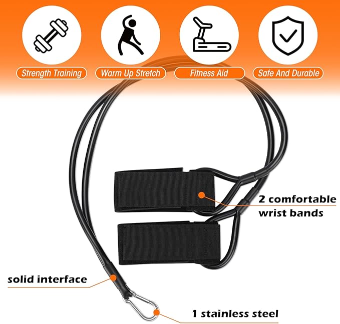 Zomiboo Baseball Bands Sports Resistance Exercise Bands Arm Strength Training Softball Baseball Pitching Training Workout Equipment for Youth Adult