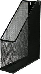 YBM HOME Steel Mesh Wall Magazine File Holder for Home & Office Organization, Serves as a Magazine Rack, Desk Organizer, Letter and Mail Bin, Holds Up to 20 Magazines - 12-Pack Black, 1101-12