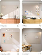 Fluxynara Large Bulletin Board, 70.8" x 47.2" Cork Board Alternative with 48 Safe Removable Adhesive Tabs, Foldable Felt Pin Board for Home Office, Classroom, Bedroom,Entryway for Walls—Oatmeal