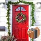 Christmas Wreath Hanger, 30 cm Metal Wreath Hanger for Front Door, Wall or Decorations (Black)