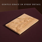 KATINAT Virgin Mary Wooden Plaque with Stand & Gift Box – Solid Wood Relief, Wall or Desk Catholic Home Altar & Prayer Corner Décor, Christian Christmas/Baptism/First Communion/Confirmation Gift