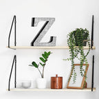 Qunclay 8'' Silver Crystal Diamond Bling Letters Crushed Diamond Decoration Wooden Glitter Letter with Screw and Hooks Rhinestone Gift for Wedding Y2k Mcbling Bedroom Wall Decor (Letter Z)