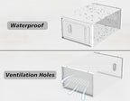 Shoe Storage, 12 Pack Shoe Organizer for Closet, Shoe Boxes Clear Plastic Stackable Shoe Containers with Lids for Size 10