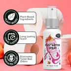 Clean-n-Fresh Toilet Spray, Variety Pack of 3 - Citrus, Peach, Beach Coco, Bathroom Odor Deodorizer, Air Freshener Bathroom Spray, Total 5.1 Fl Oz, 3 Scents