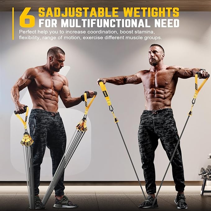 Heavy Resistance Bands for Working Out, 300lbs/360lbs Heavy Exercise Bands with Handles, Resistance Bands for Men, Weight Bands Set for Muscle Training, Strength, Yoga, Home Workout Equipment