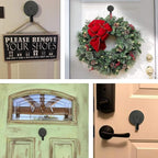 Pmsanzay Magnetic Wreath Hanger － it can be Used on Metal Door - Pack of 2