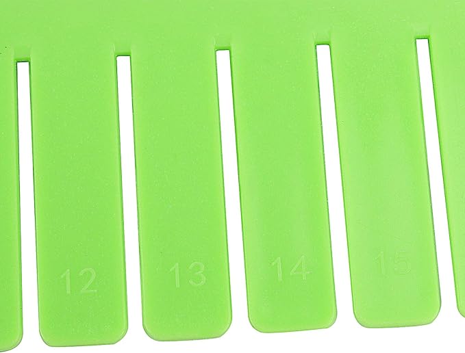 ZOENHOU 60 PCS Green Drawer Dividers, 12.6 x 2.8 Inch Adjustable Premium Plastic Drawer Divider Organizers for Makeup Drawers Desktop Kitchen drawer Organizers and Storage