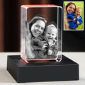 3D Crystal Photo,Personalized for Mom,Wife,Grandma, Husband Great with Your Own Photo,Customized Anniversary, Birthday