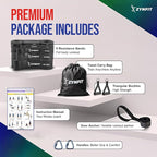 Pull Up Bands, Resistance Bands Set with Door Anchor, 5-Level Pull Up Assistance Bands for Working Out, Workout Bands for Home Gym - Get Free A.I. Workout Plan