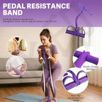 Pilates Essentials Kit for Women-Home Yoga Set,Including Foot Pedal Puller,Pilates Ring,Figure 8 Resistance Band,Pilates Ball,Resistance Band,Yoga Stretching Elastic Band,for Travel&Home Workouts