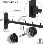 Swing Clothes Hanger Rack, Garment Racks Folding Clothes Bar Wall Mounted, 180°Rotation Laundry Drying Rack 304 Stainless Steel Space Saving for Laundry Room Bedroom Balcony, 9.45" Long