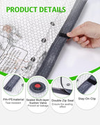 Travel Vacuum Storage Bags, Vacuum Seal Bags for Clothing with Rechargeable Air Pump, 6 Pack Combo Portable Space Saver Bags for Clothes, Luggage, Suitcase, Seasonal Storage, Travel